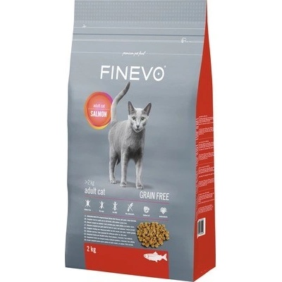 Finevo pro kočky Adult Cat losos bez obilovin 2 kg