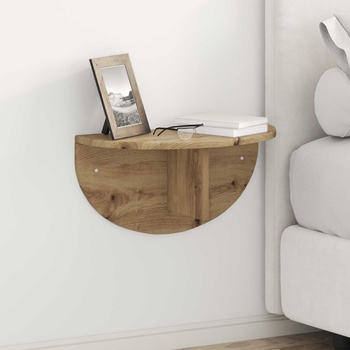 vidaXL Стенен рафт Дъб 48 x 24 x 24 см Инженерно дърво (891446)
