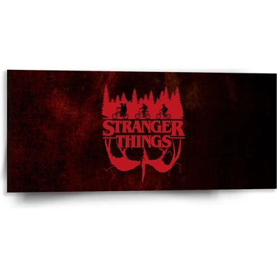 Sablio Obraz Stranger Things Red - 110x50 cm