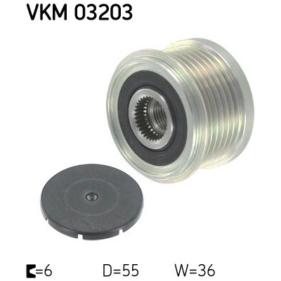 Voľnobeżka alternátora SKF VKM 03203