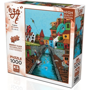 KS Games - Puzzle Fogoso Ezo Sunal - 1 000 piese