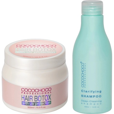 Cocochoco Boto-x na vlasy s UV ochranou 500 ml + čistiaci šampón 400 ml