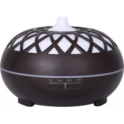 Hütermann 20C aroma difuzér 500 ml tmavé dřevo ultrazvukový 7 LED barev