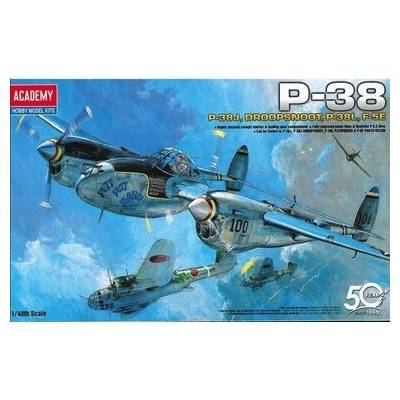 Academy Lockheed P 38 Lightning J,L,F 5E,Droopsnoot 1:48