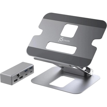 j5create JTS427 Multi-Angle Dual 4K - Докинг станция