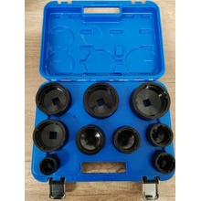 MDtools Nástrčné hlavice - klíče 1/2" 26-88 mm, na hřídelové KM matice, sada 9 ks