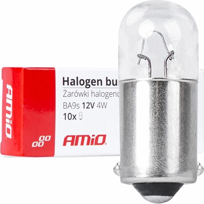 Amio Halogenové žárovky T4W BA9S 12V 4W 10 ks