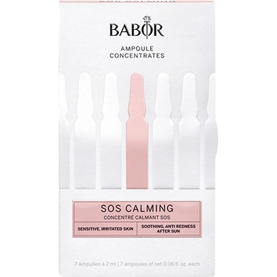 BABOR SOS Calming Ampoule комплект от 7x2 мл концентриран серум за успокояване на кожата за жени 1 бр