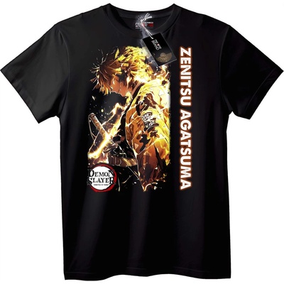 NOONEBRAND Тениска Demon Slayer Зенитсу Агацума - S, White