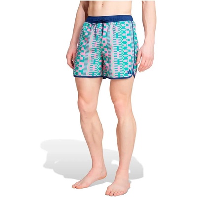 Adidas Бански гащета Adidas Tom Daley swimming shorts - Blue (Lucid Pink / Dark Blue)
