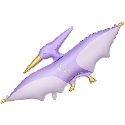PartyDeco Fóliový balónek Pterodaktyl 70 x 95 cm Ptakoještěr