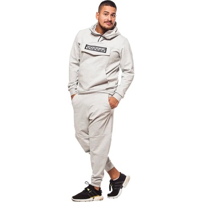 Excess Мъжки комплект Excess Silver Gray панталон и блуза (EX-21875)