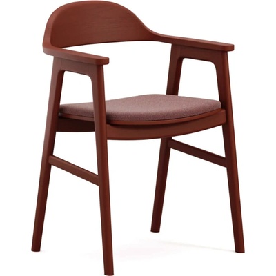 Paged Heritage B-6220 Seat Uph Back Wood buk morený / látka kat. 1