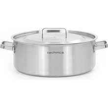 TECHNICA Hrniec na dusenie 18,8 l s priemerom 400 mm z nehrdzavejúcej ocele s pokrievkou Platinum Line