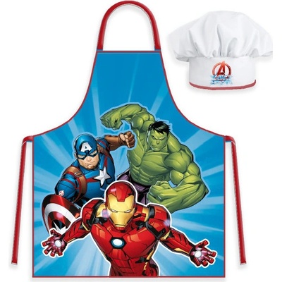 BrandMac Zástera pre deti s kuchárskou čiapkou Avengers