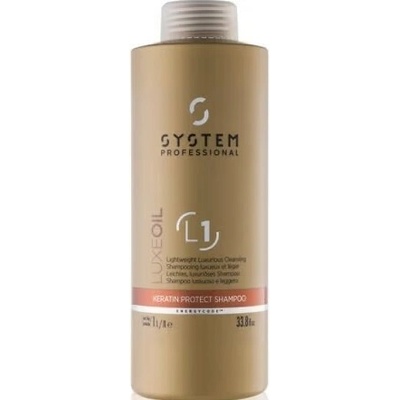 WELLA System Professional Luxeoil Keratin Protect Shampoo keratínový šampón 1000ml