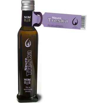 Nom oils NEURO treska olej z tresčích jater a tuňáka s 10% CBD 240 ml