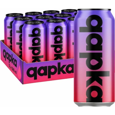 Qapka minerální voda s příchutí borůvka a třešeň 12 x 500 ml