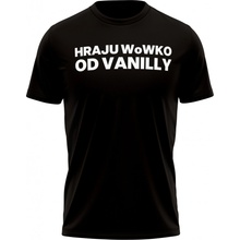 Honzaj tričko VanillaWOW černá