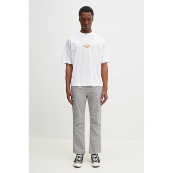 Marcelo Burlon Памучна тениска Marcelo Burlon County Flame Boxy T-Shirt White Red в бяло с десен CMAA05AS25JER0070125 (CMAA05AS25JER0070125)