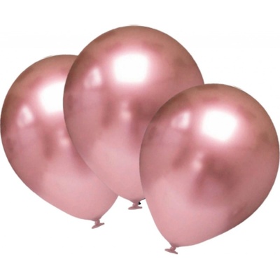 Balonky.cz Balónky chromové růžovo zlaté 30 cm