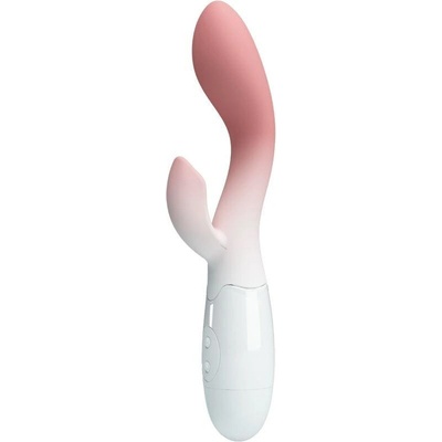 Pretty love brighty g-spot vibrator + clitoris stimulator 30 vibrations pink