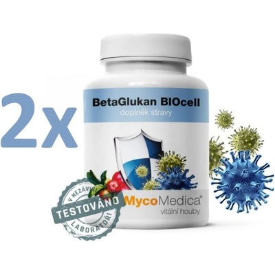 MycoMedica Beta Glukan Bio cell 2 x 90 kapsúl