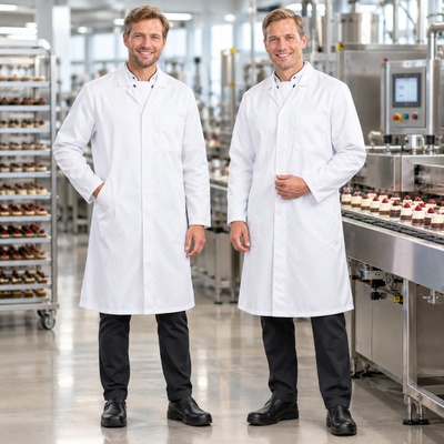 Portwest Plášť BOFIN FOOD s vnitřní kapsou bílá