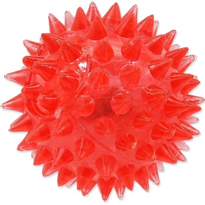 Dog Fantasy loptička LED ružová 5 cm