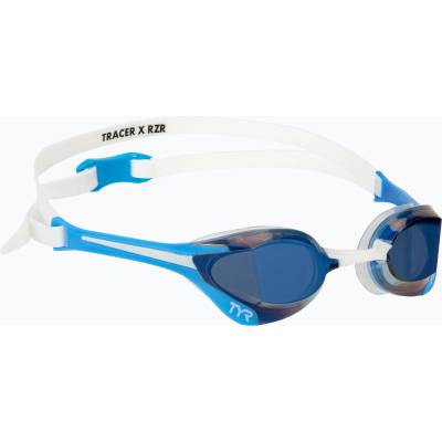 TYR Очила за плуване TYR Tracer-X Elite Racing Mirrored blue/white
