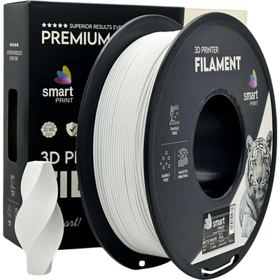 Smart Print FG-S22-E1, 3D филамент, PLA Matte, 1, 75mm, 1000g, Бял (White) (FG-S22-E1)