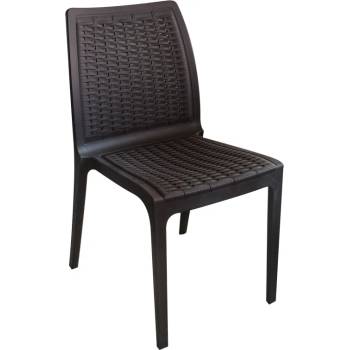 Image 1 of Senyayla SA-Стол без подлакътник 46x56, 5xh85cm КАФЯВ (2523) (0151296)