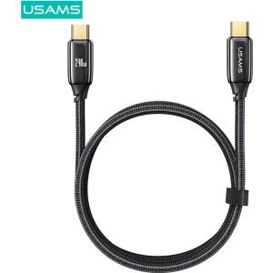 USAMS Кабел Type-C към Type-C 240W PD3.1 USAMS SJ580 U82 1.2м черен (6958444901473)