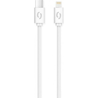 ALIGATOR Dátový kábel POWER 3A, USB-C/lightning biely
