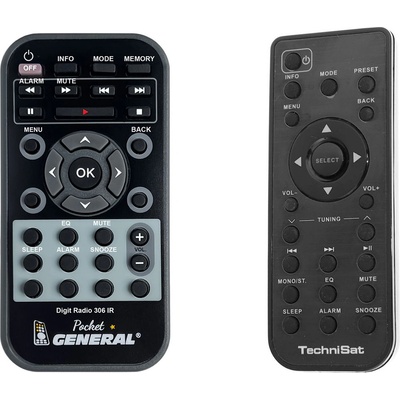 GENERAL TECHNISAT Digit Radio 306 IR - дистанционно управление дубликат (Digit Radio 306 IR)