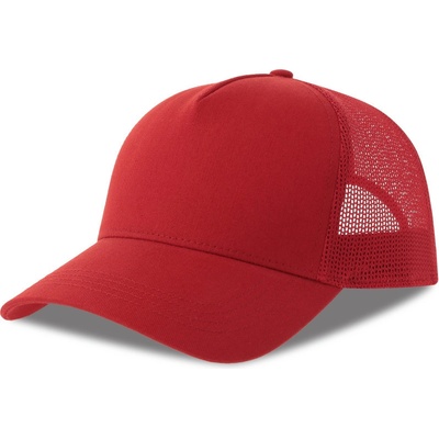 Atlantis Headwear Rapper Cotton-S 5 panelová Trucker COT330260a8099-red/red Červená/červená