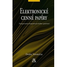 Elektronické cenné papíry - Ondřej Vondráček