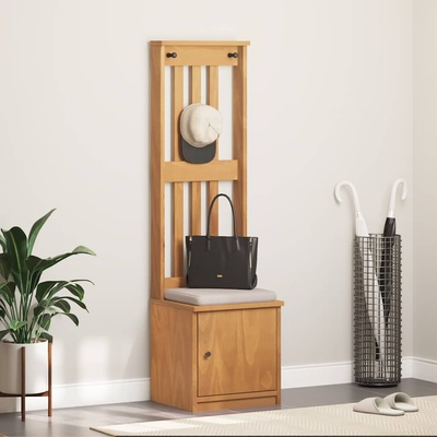 Předsíňový strom SANDENS 45x40x159,5 cm Borovicový masiv Hnědá 4010484