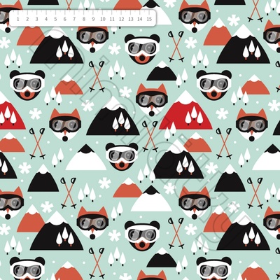 Softshell s beránkem lyžaři by MIMI