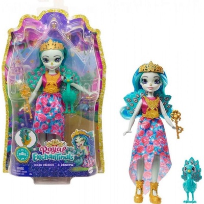 Mattel Entchantimals: Doll Queen Paradise and Rainbow Peacock