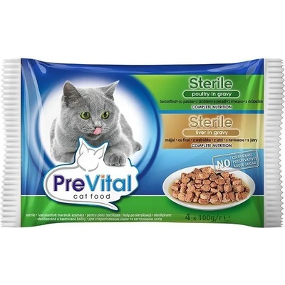 PreVital Sterile poultry & liver 4x100 g