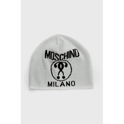 Moschino Вълнена шапка Moschino в сиво от вълна (M5146.60016)