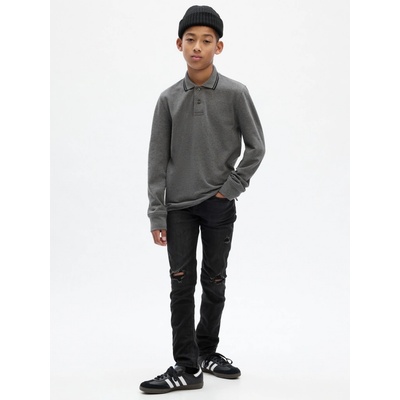 GAP detské džínsy skinny čierna