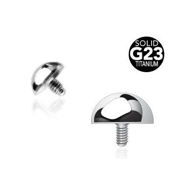 Šperky4U microdermal ozdobná část půlkulička titan TIT1033-03