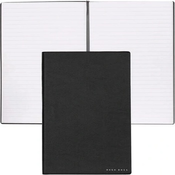 Image 1 of HUGO BOSS Тефтер Essential Storyline, на редове, A5, черен (HNH121AL)