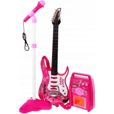 Giga elektrická gitara Jack ružová