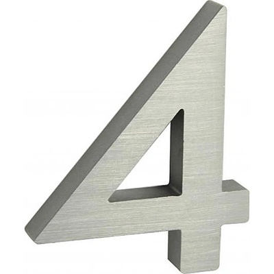 VÝPREDAJ Domové čísla RICHTER 3D (HLINÍK) - číslo 8, 8, Richter strieborný