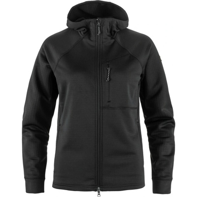 Fjällräven Abisko Grid Fleece Hoodie W Black