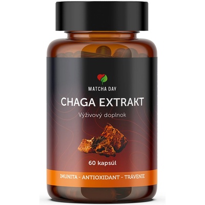 MatchaDay Čaga extrakt 60 kapsúl