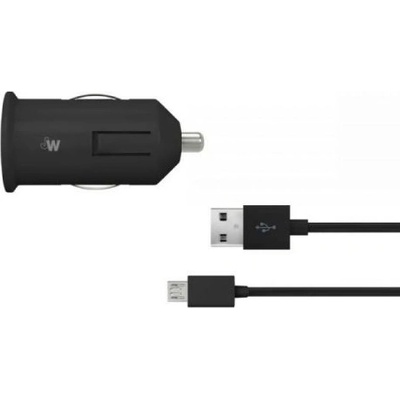Just Wireless Зарядно за кола с два USB изхода и microUSB кабел за смартфони - Just Wireless CC Dual microUSB Car Charger 2.1A (3472)